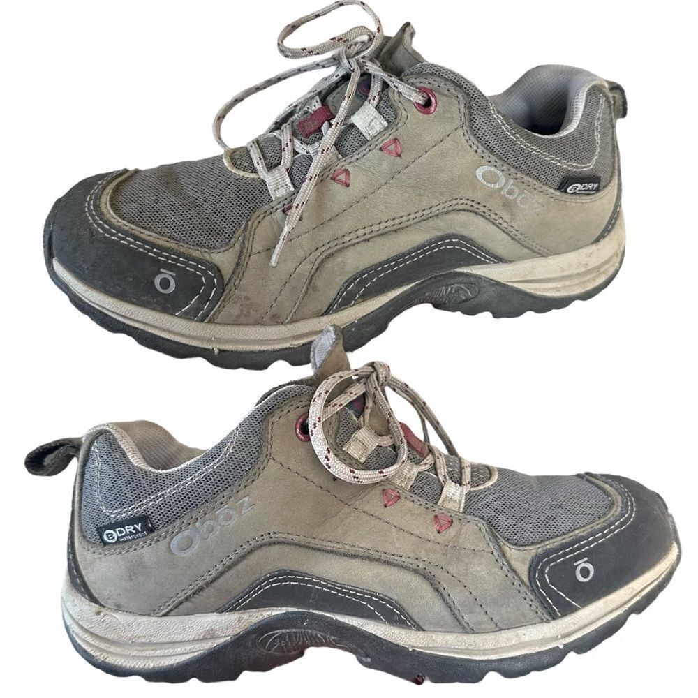 Oboz Mesa Shoes Waterproof‎ Hiking BDry Trail Outdoor Low Boots Women’s Sz 7.5